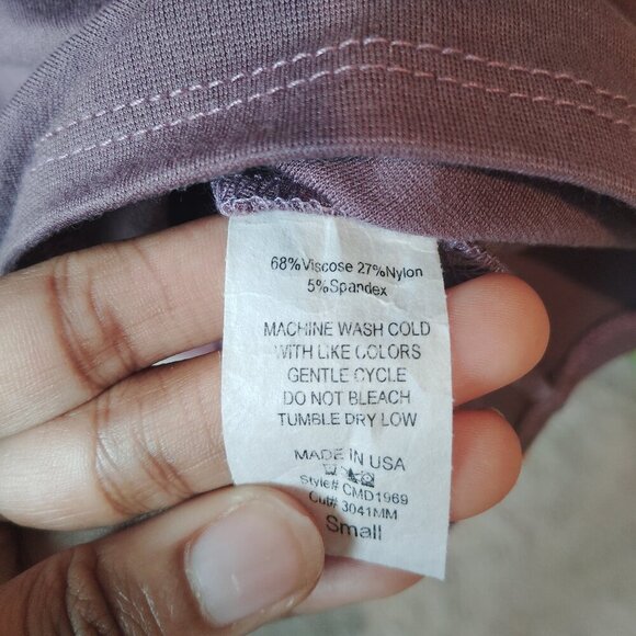 LA CLEF Purple Long Sleeve Dress - Picture 6 of 7